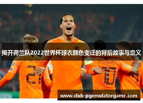 揭开荷兰队2022世界杯球衣颜色变迁的背后故事与意义