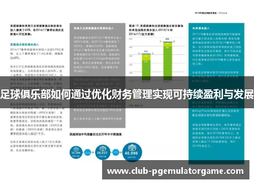 足球俱乐部如何通过优化财务管理实现可持续盈利与发展